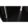 Шкаф 19" телекоммуникационный настенный, 18U 901x600х600 мм, дверь перфорация, черный